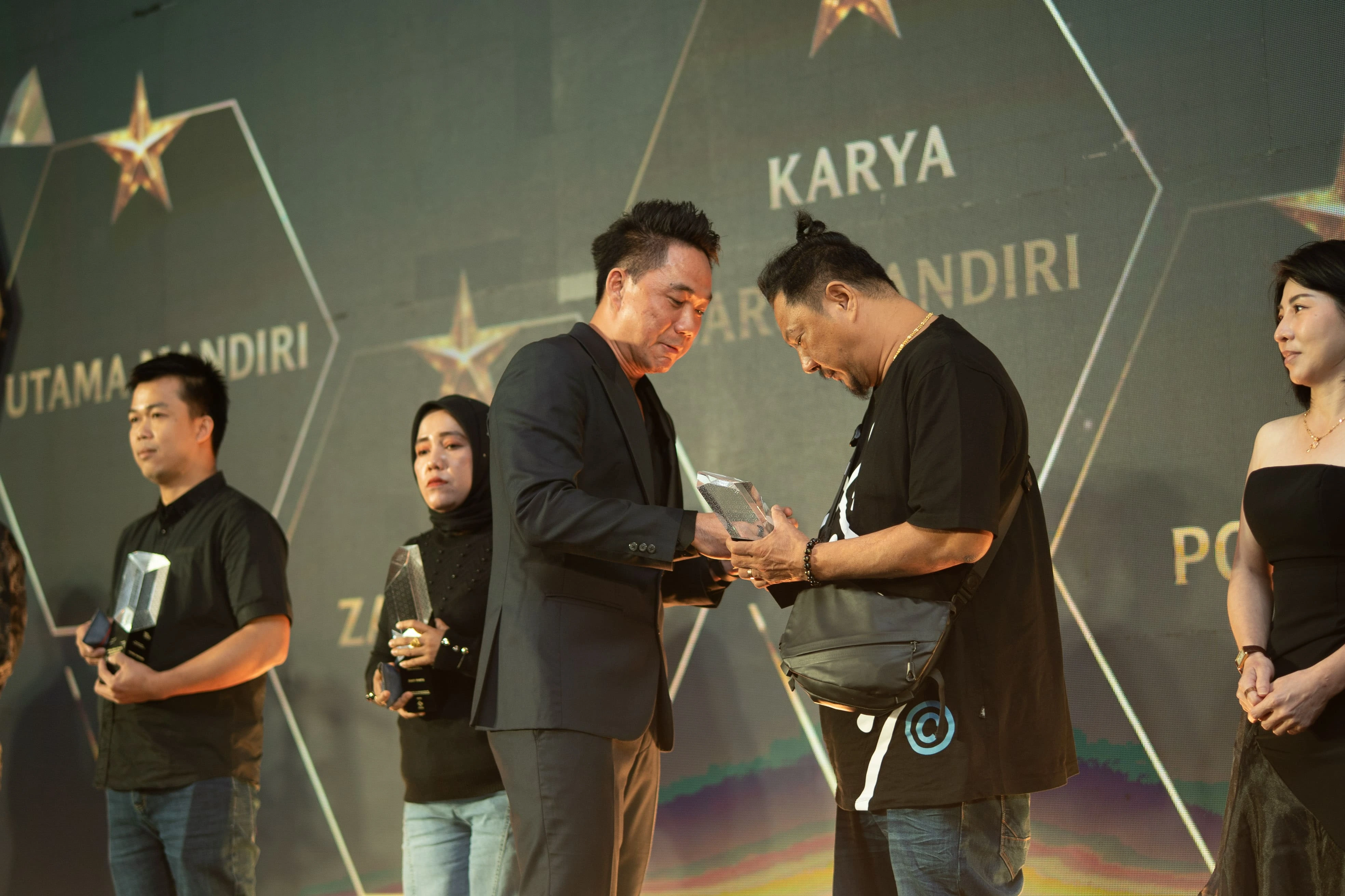 Trophy presentation