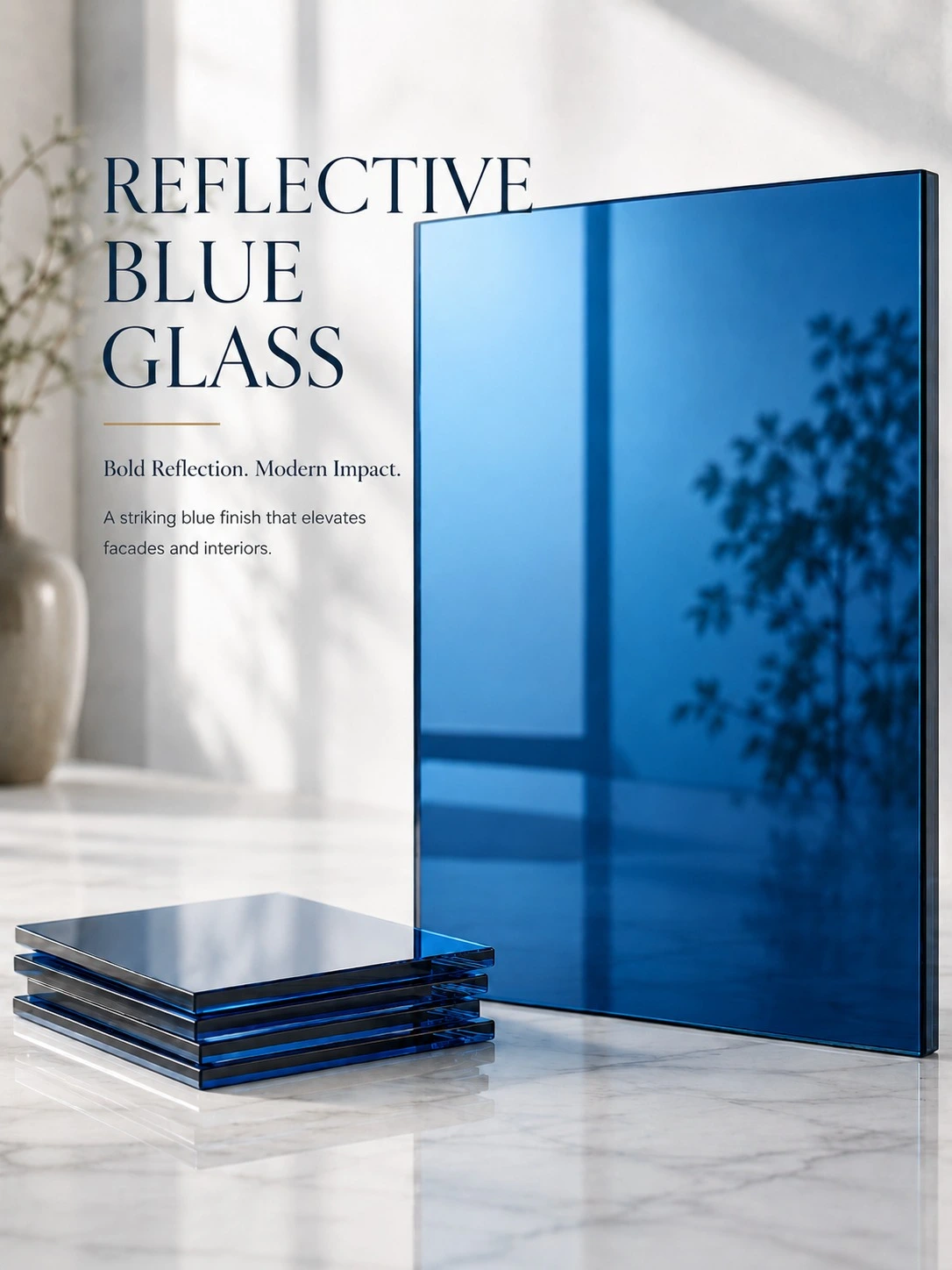TWG Reflective Blue Glass
